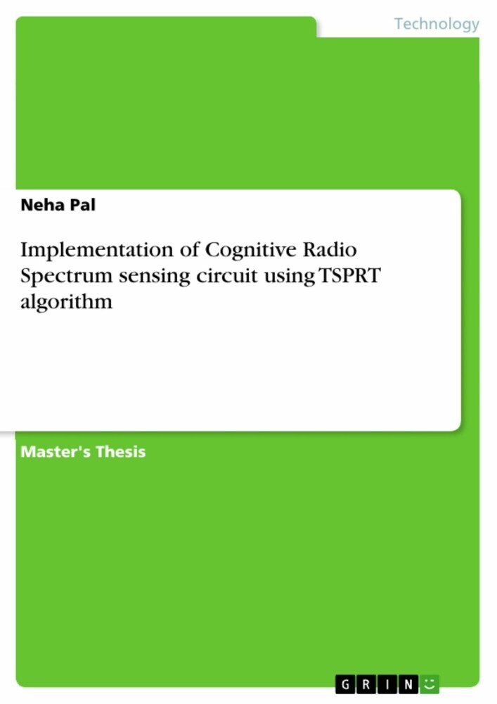 Implementation of Cognitive Radio Spectrum sensing circuit using TSPRT algorithm main product photo