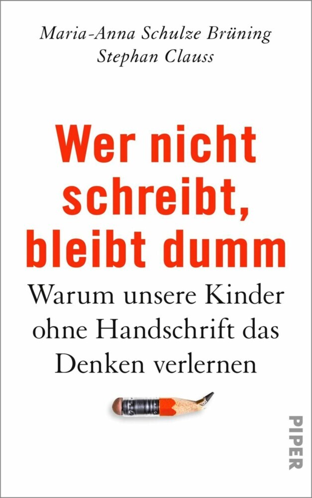 Wer nicht schreibt, bleibt dumm main product photo