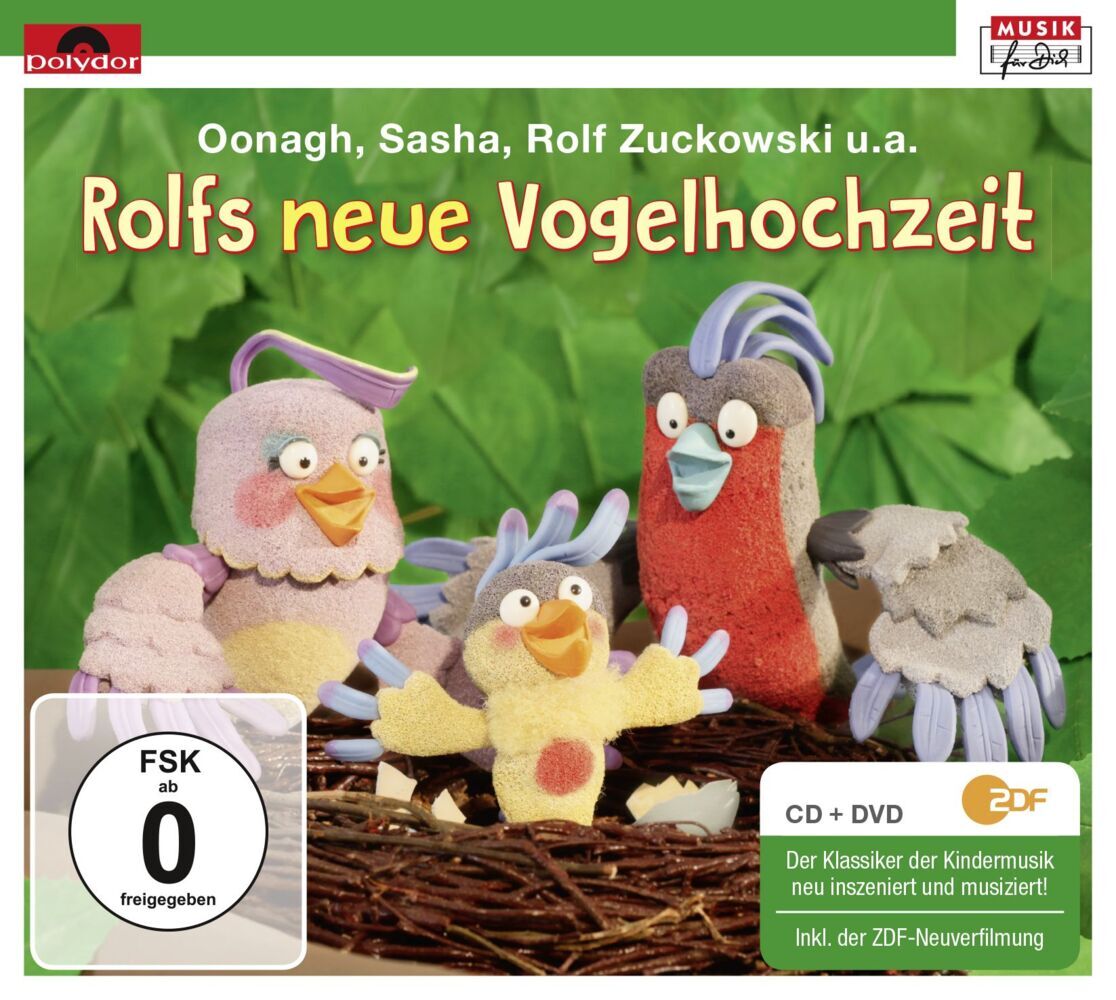Rolfs neue Vogelhochzeit, 1 Audio-CD + 1 DVD main product photo