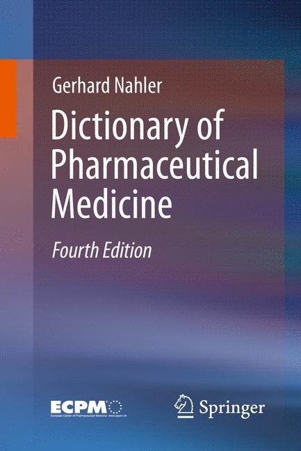 Dictionary of Pharmaceutical Medicine main product photo