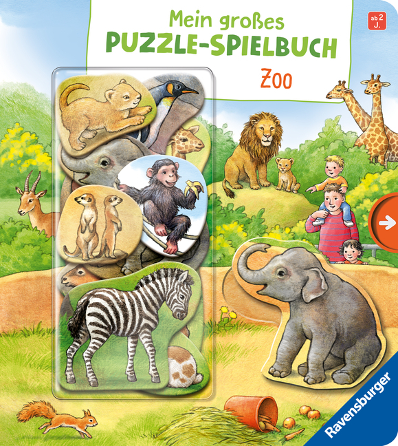 Mein großes Puzzle-Spielbuch - Zoo main product photo