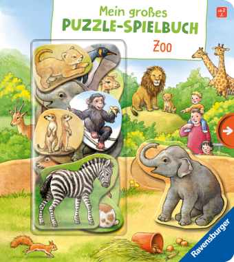 Mein großes Puzzle-Spielbuch - Zoo