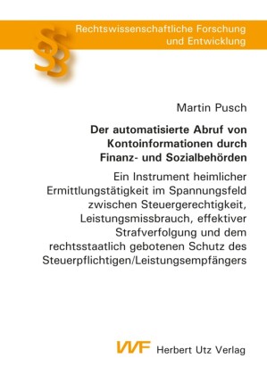Der automatisierte Abruf von Kontoinformationen durch Finanz- und Sozialbehörden