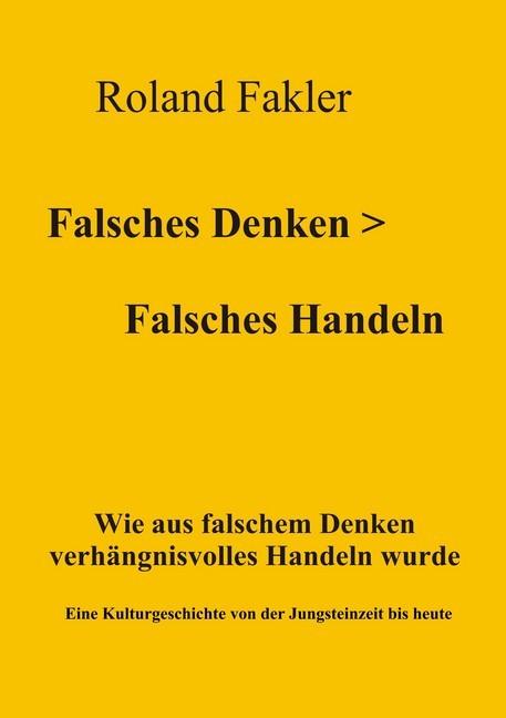 Falsches Denken ¿ Falsches Handeln main product photo