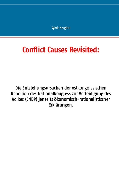 Conflict Causes Revisited: main product photo