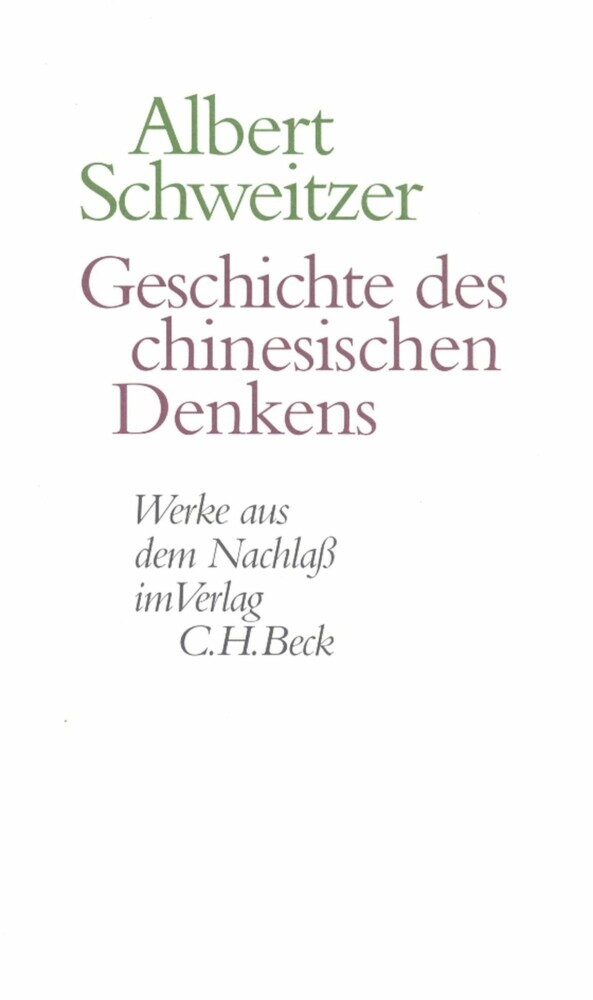 Geschichte des chinesischen Denkens main product photo