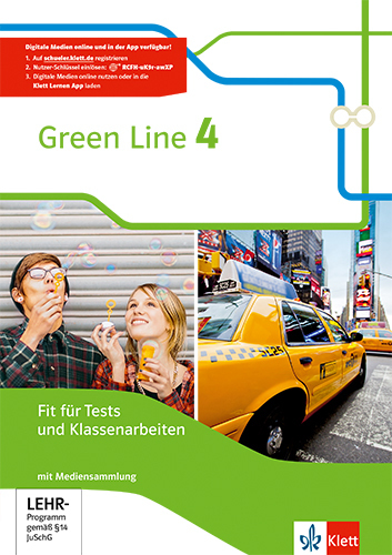 Green Line 4 - Fit für Tests und Klassenarbeiten mit Lösungsheft und CD-ROM Klasse 8 main product photo