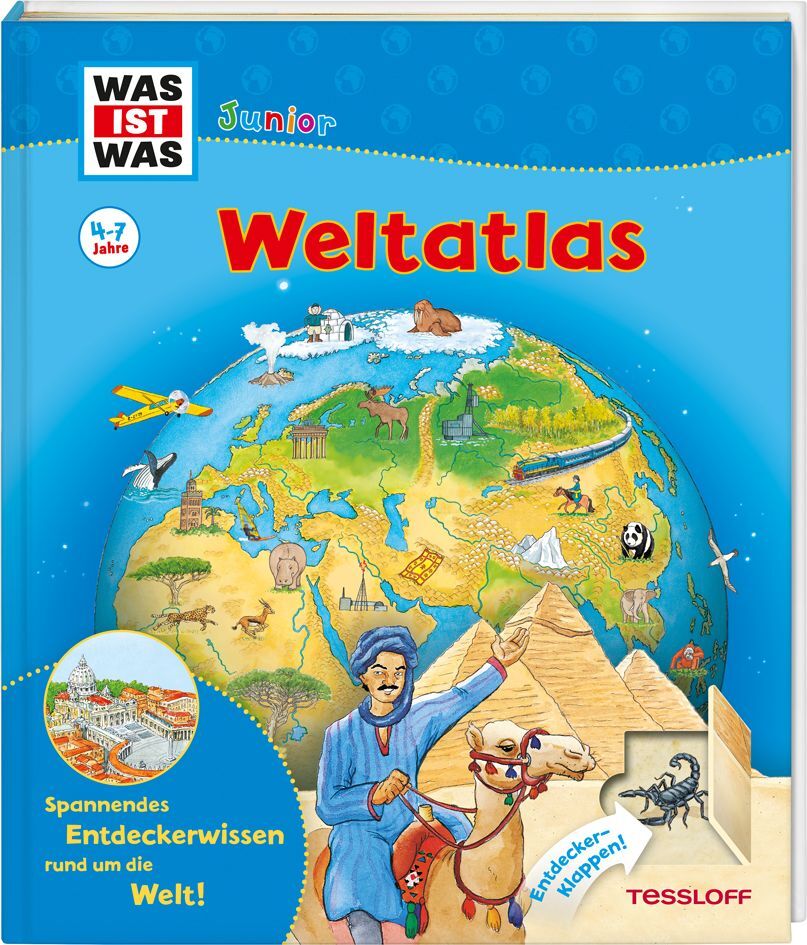 WAS IST WAS Junior Weltatlas für Kinder main product photo