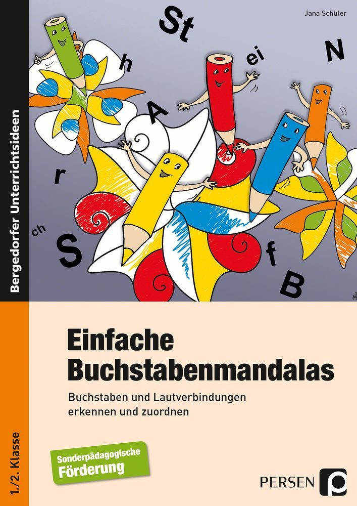 Einfache Buchstabenmandalas main product photo