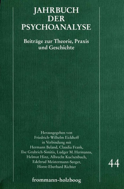 Jahrbuch der Psychoanalyse / Band 44 main product photo