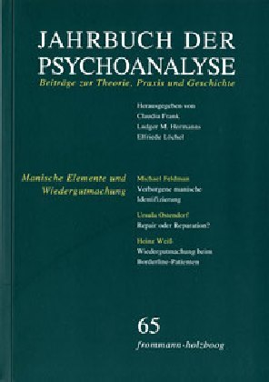 Jahrbuch der Psychoanalyse / Band 65: Manische Elemente und Wiedergutmachung main product photo