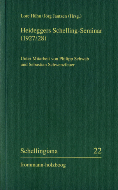 Heideggers Schelling-Seminar (1927/28) main product photo