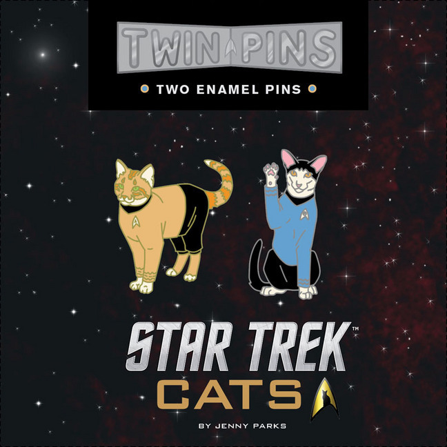 Star Trek Cats Twin Pins main product photo