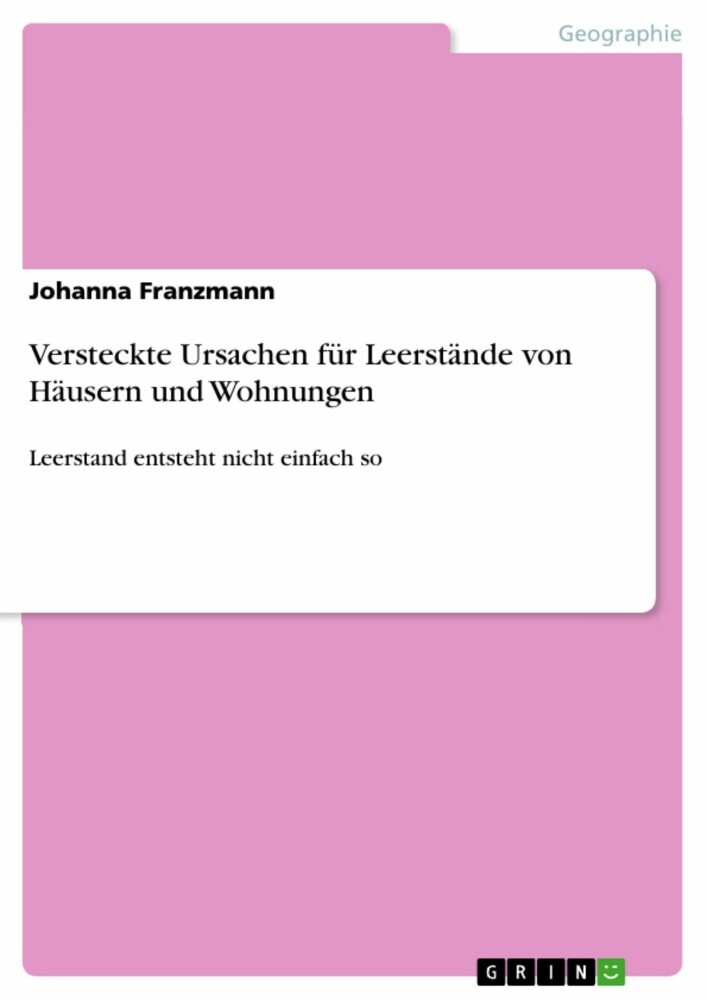 Versteckte Ursachen für Leerstände von Häusern und Wohnungen main product photo