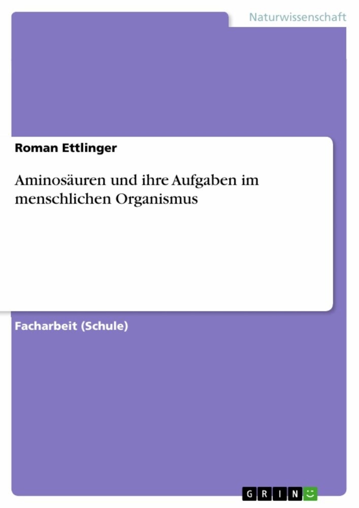 Aminosäuren und ihre Aufgaben im menschlichen Organismus main product photo