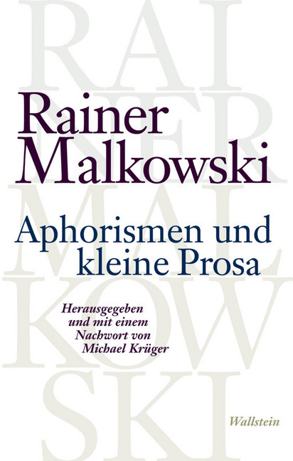Aphorismen und kleine Prosa main product photo