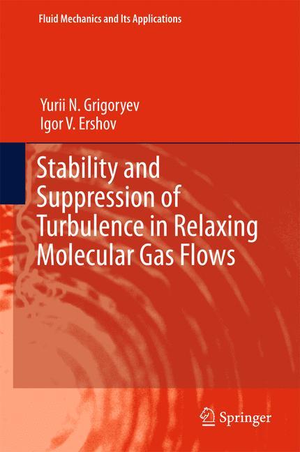 Stability and Suppression of Turbulence in Relaxing Molecular Gas Flows main product photo