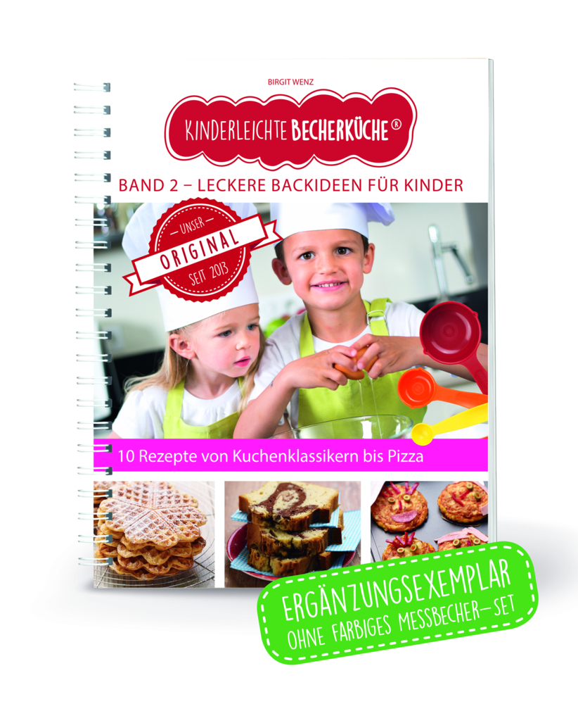 Kinderleichte Becherküche - Leckere Backideen für Kinder (Band 2), m. 1 Buch, m. 3 Beilage, 4 Teile main product photo
