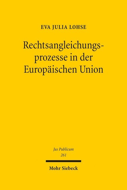 Rechtsangleichungsprozesse in der Europäischen Union main product photo
