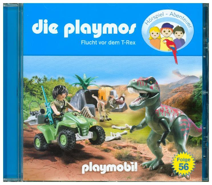 Die Playmos - Flucht vor dem T-Rex, 1 Audio-CD main product photo