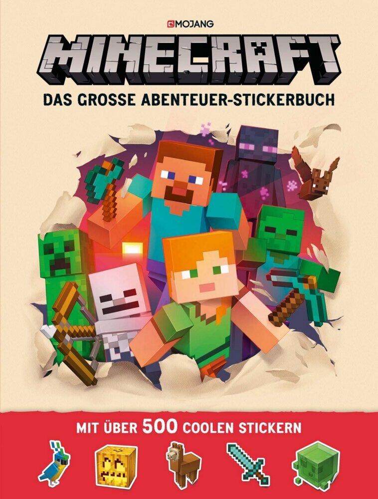 Minecraft - Das große Abenteuer-Stickerbuch main product photo