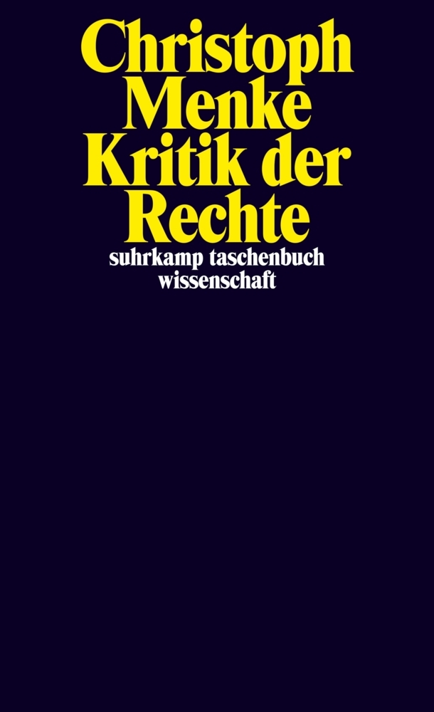 Kritik der Rechte main product photo