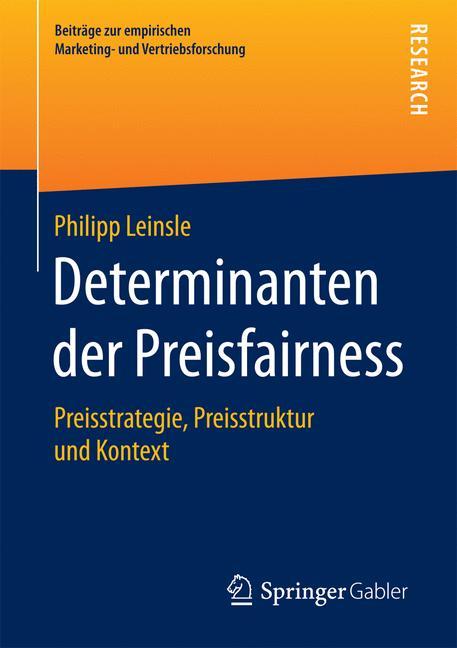 Determinanten der Preisfairness main product photo