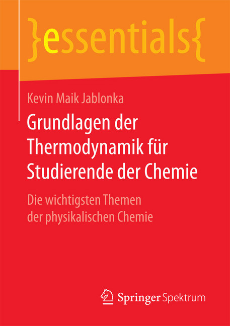 Grundlagen der Thermodynamik für Studierende der Chemie main product photo