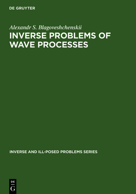 Inverse Problems of Wave Processes main product photo