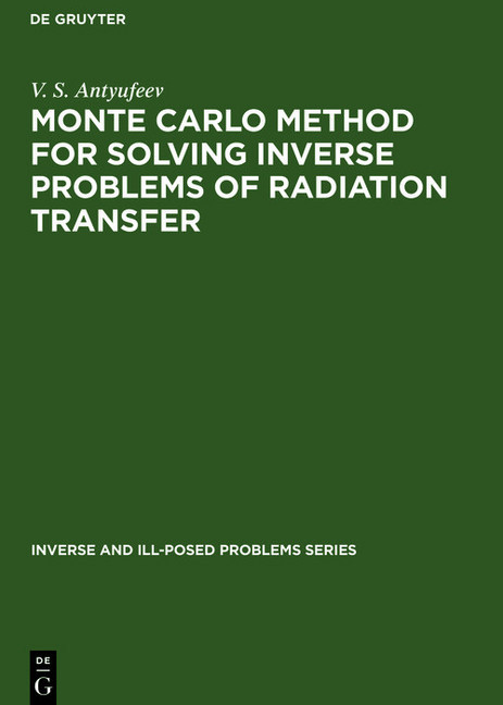 Monte Carlo Method for Solving Inverse Problems of Radiation Transfer main product photo