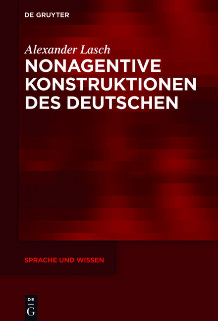 Nonagentive Konstruktionen des Deutschen main product photo
