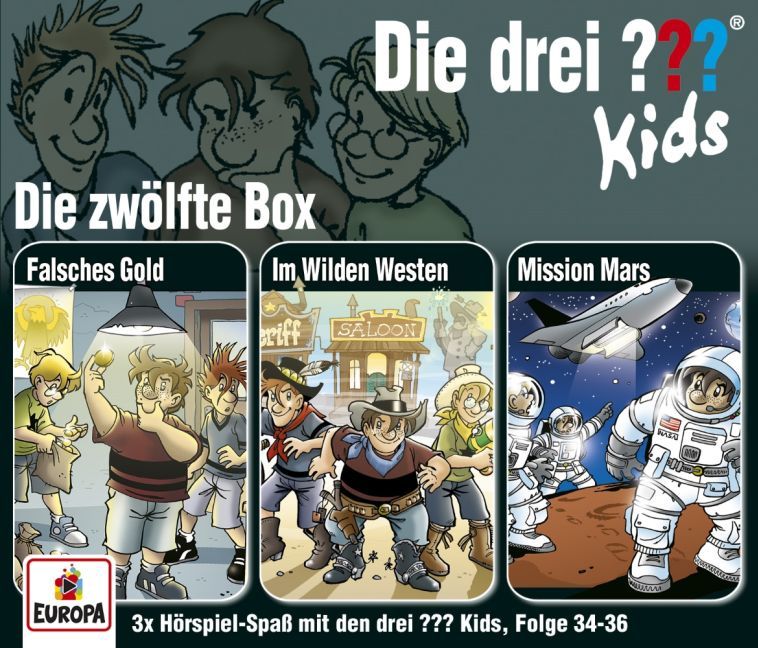 Die drei ??? Kids, 3er Box. Box.12, 3 Audio-CDs main product photo