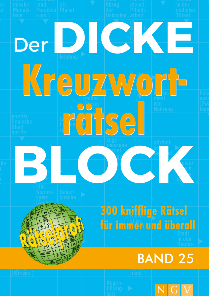 Der dicke Kreuzworträtsel-Block. Bd.25 main product photo