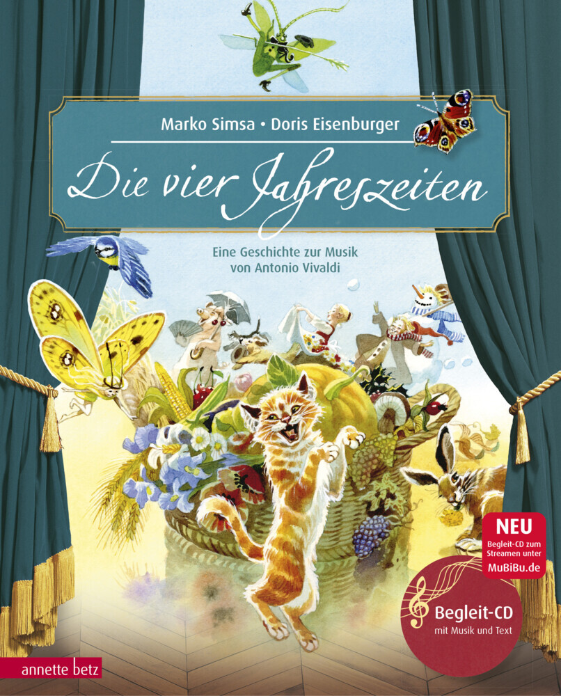 Die vier Jahreszeiten (Das musikalische Bilderbuch mit CD und zum Streamen) main product photo