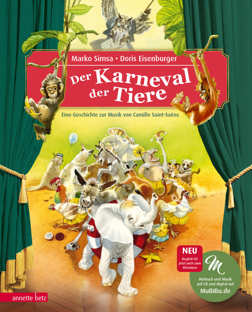 Der Karneval der Tiere (Das musikalische Bilderbuch mit CD und zum Streamen) main product photo