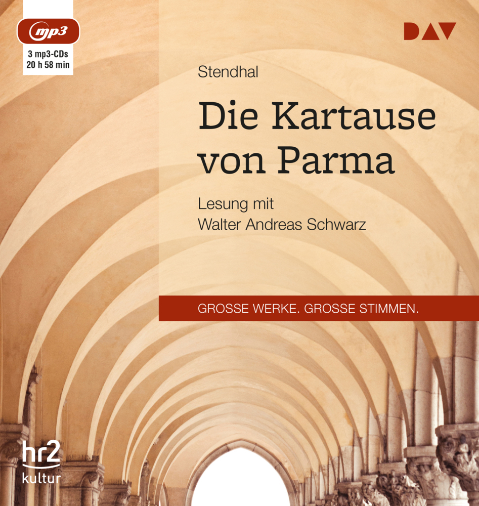 Die Kartause von Parma, 3 Audio-CD, 3 MP3 main product photo