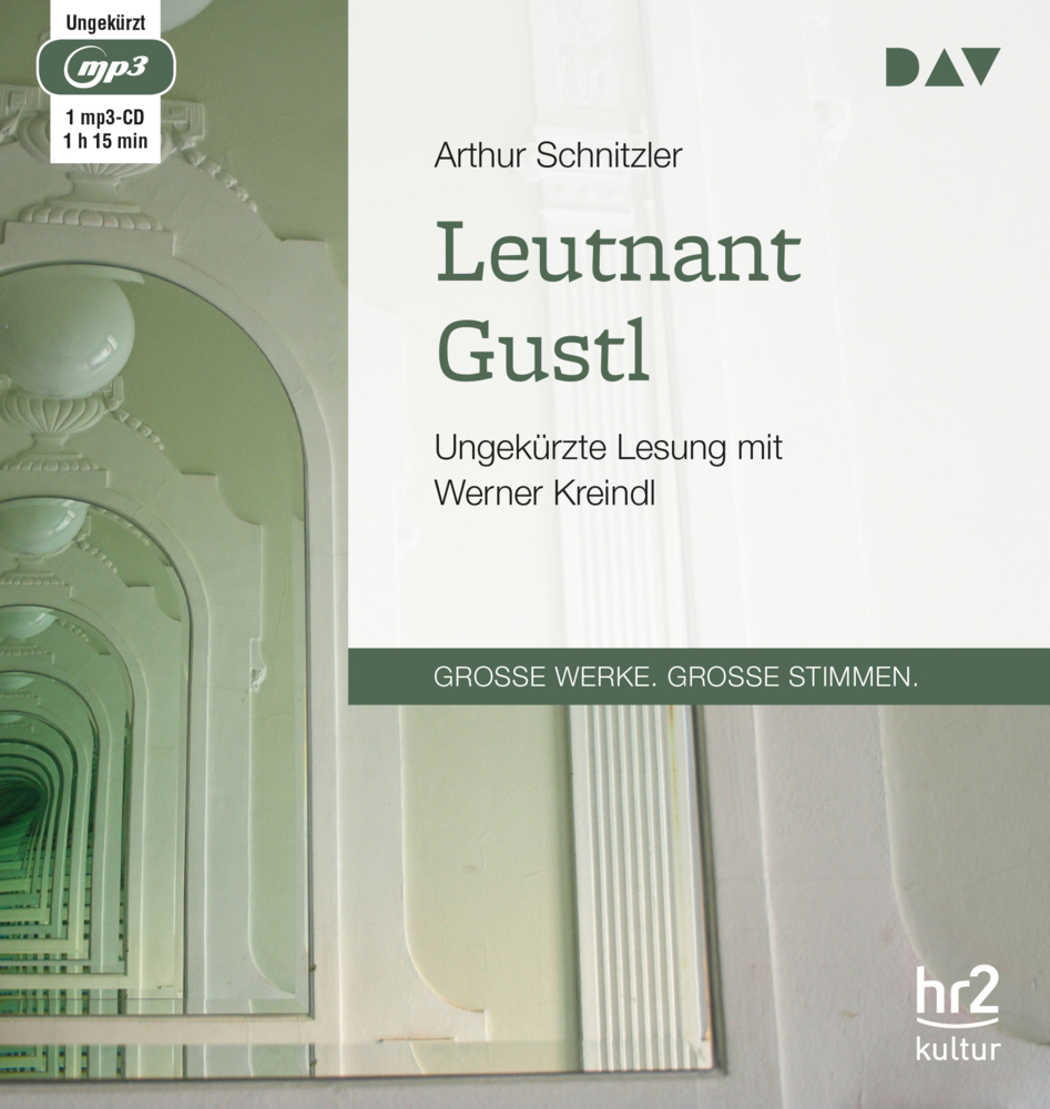 Leutnant Gustl, 1 Audio-CD, 1 MP3 main product photo