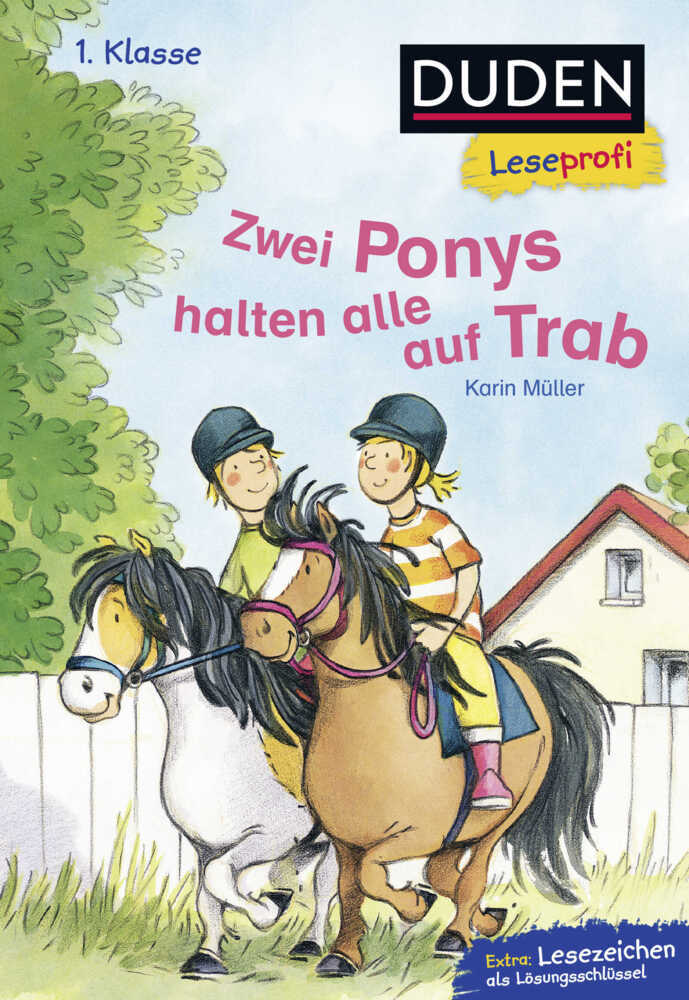 Duden Leseprofi - Zwei Ponys halten alle auf Trab main product photo