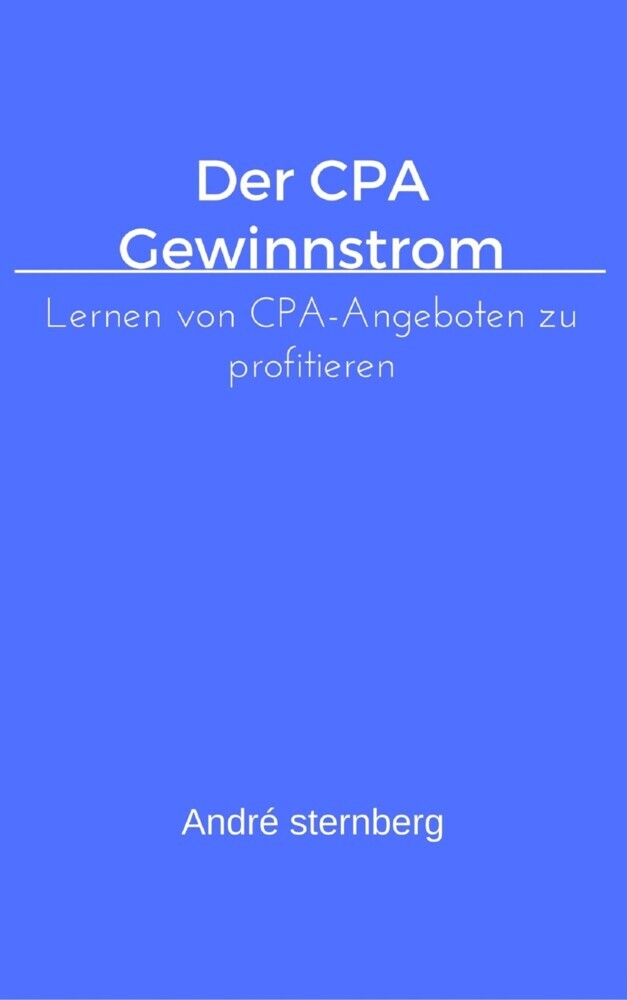 Der CPA Profit Sturm main product photo