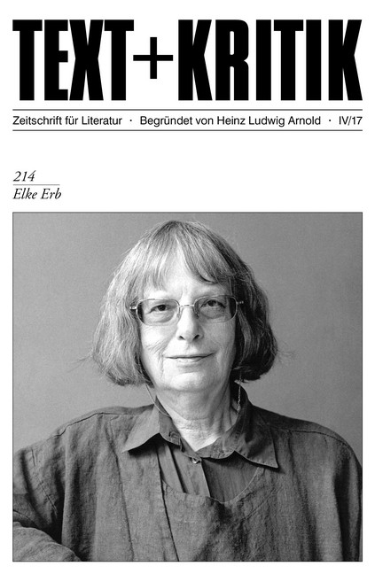 TEXT + KRITIK 214 - Elke Erb main product photo