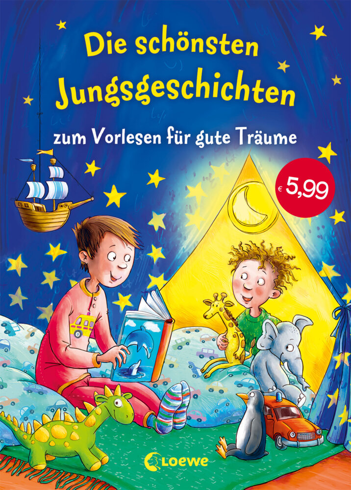 Die schönsten Jungsgeschichten zum Vorlesen für gute Träume main product photo