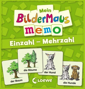 Mein Bildermaus-Memo - Einzahl - Mehrzahl (Kinderspiel)