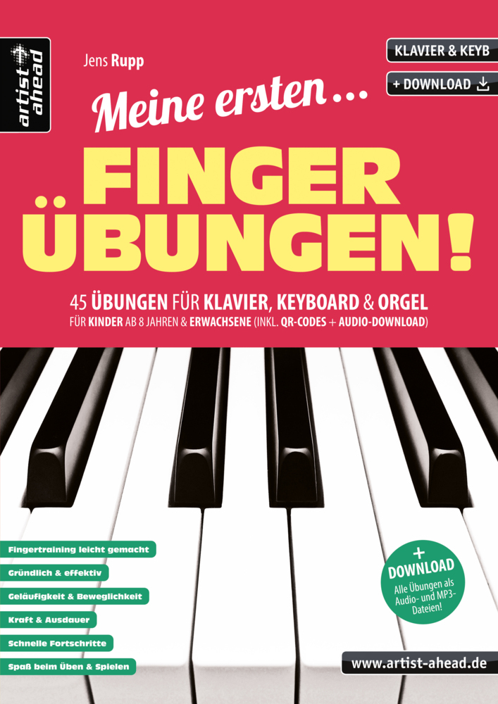 Meine ersten Fingerübungen!, für Klavier/Keyboard/Orgel main product photo