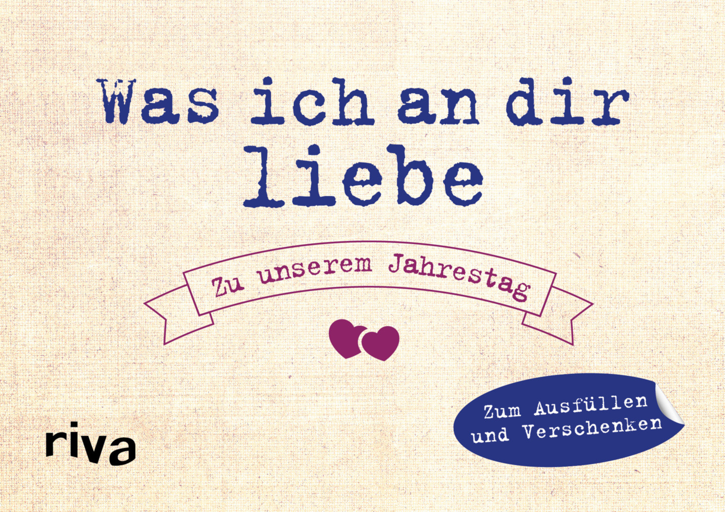 Was ich an dir liebe - Zu unserem Jahrestag main product photo