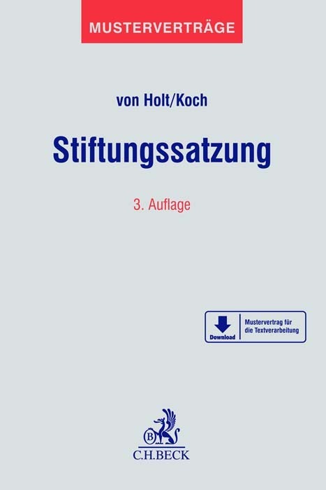 Stiftungssatzung main product photo