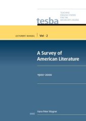 A Survey of American Literature (Vol. 2, Lecturers' Manual)
