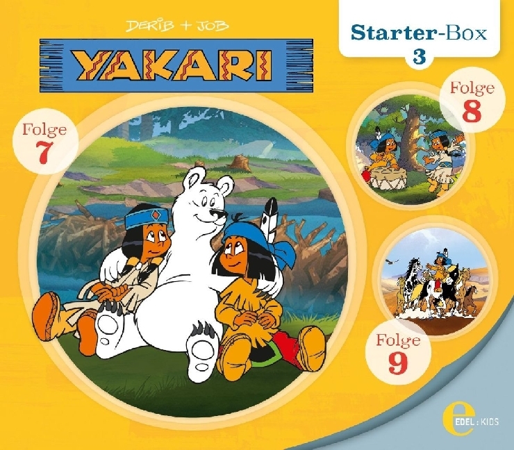 Yakari - Starter-Box. Box.3, 3 Audio-CD main product photo