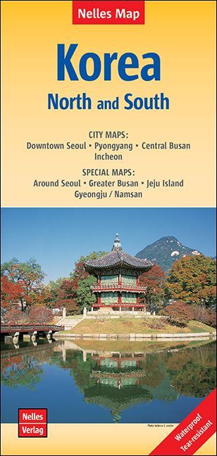 Nelles Map Landkarte Korea: North and South main product photo
