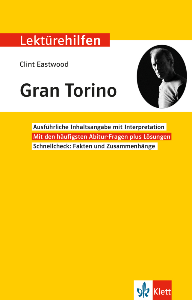 Klett Lektürehilfen Eastwood, Gran Torino main product photo