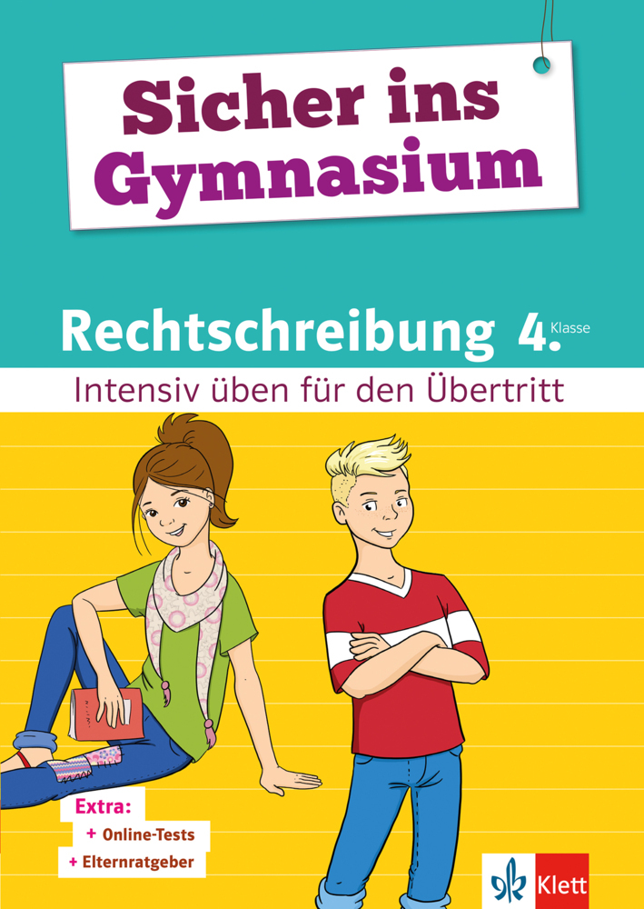 Klett Sicher ins Gymnasium Rechtschreibung 4. Klasse main product photo